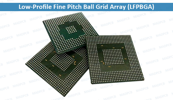 Low-Profile Fine Pitch Ball Grid Array (LFBGA or LFPBGA)