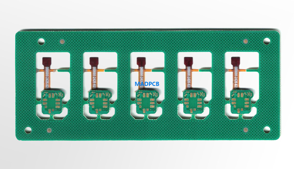 4-Layer Tiny Rigid-Flex Board Bottom Side