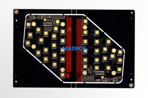 Bottom Layer of 8 Layer 2+4+2 HDI Rigid-Flex PCB for LED Display