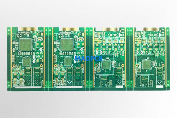6 Layer FR4 PCB with Via-in-Pad and Gold Finger