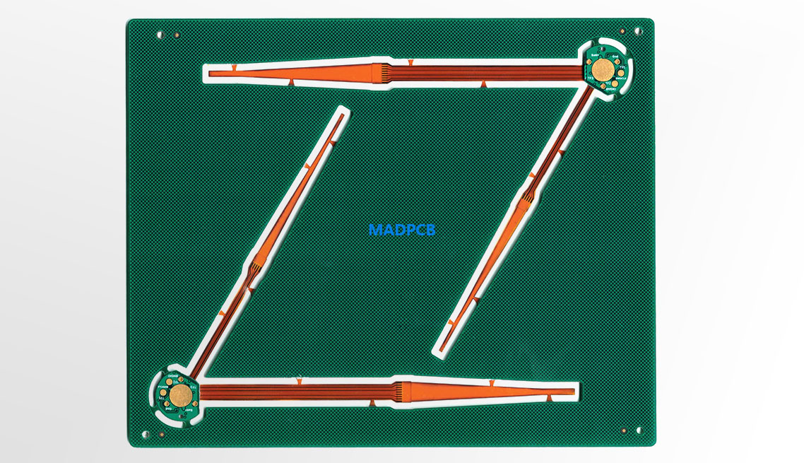 4-Layer HDI Rigid-Flex Board Bottom Side