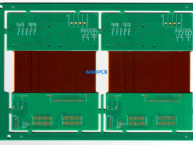 4-Layer Thru-Hole Rigid-Flex PCB Bottom Side