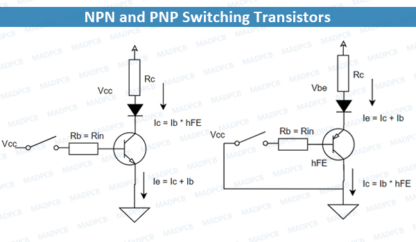 NPN and PNP Switching Transistors