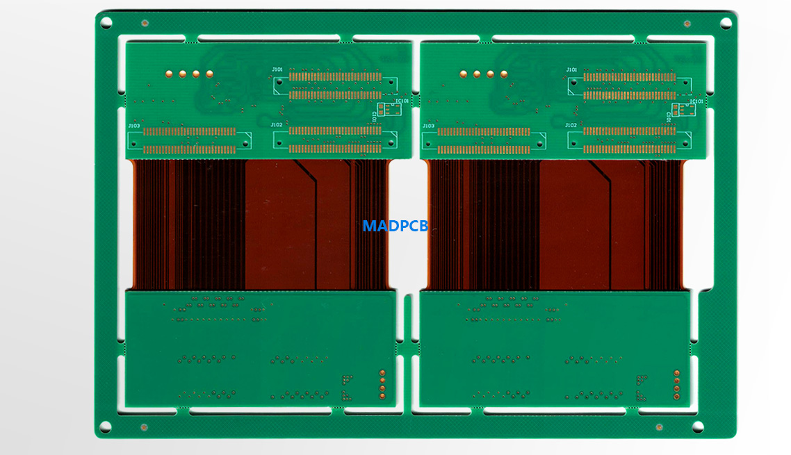 4-Layer Thru-Hole Rigid-Flex PCB Top Side