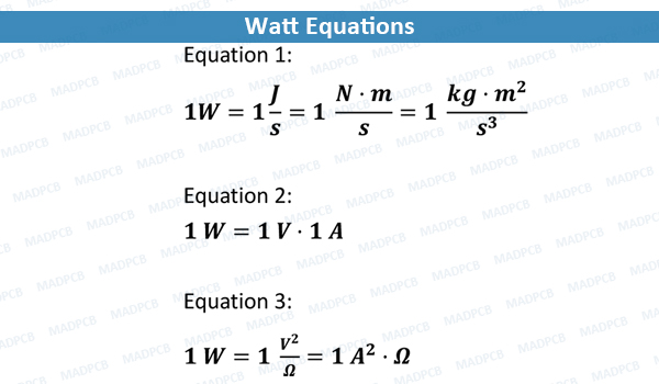 Watt Equations
