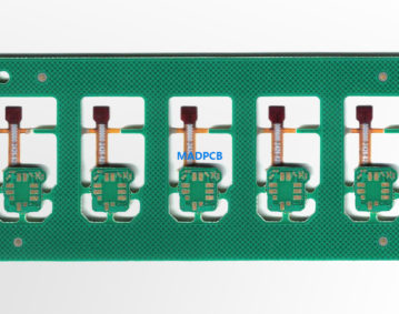 4-Layer Tiny Rigid-Flex Board Bottom Side